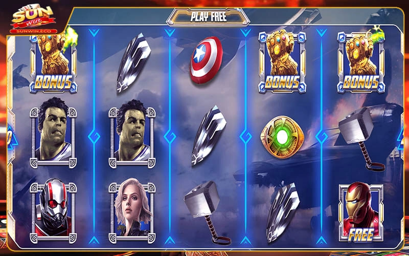Chiến thuật quay thưởng Avengers Sunwin thắng lớn