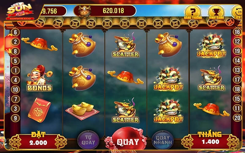 Giới thiệu game slots nổ hũ Thần Thú