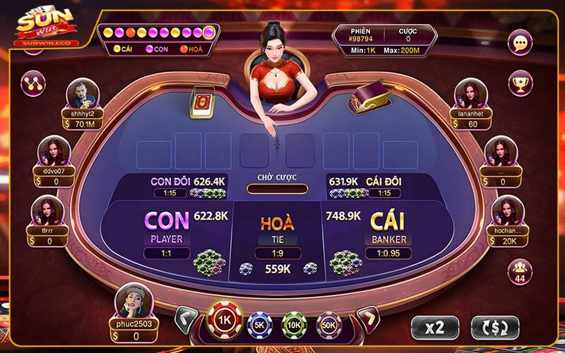 Giới thiệu về Baccarat Kim Tài Sunwin