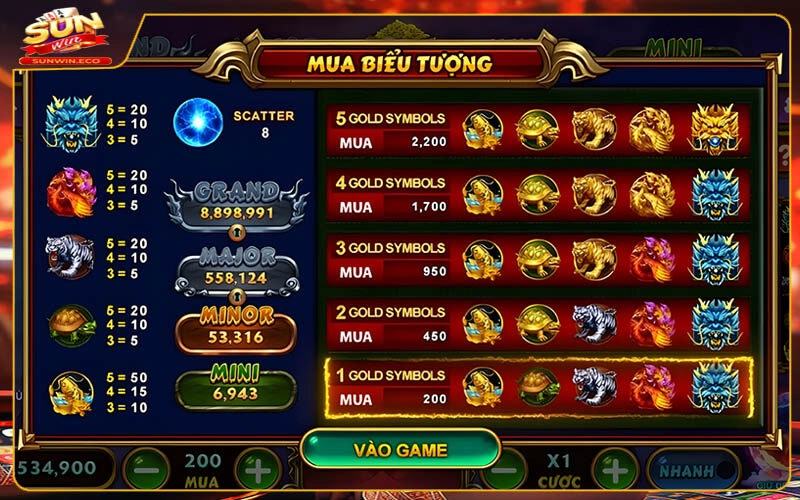 Hướng dẫn chơi game nổ hũ Thần Thú